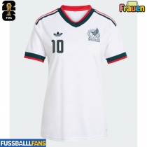 Mexiko Alexis Vega #10 Auswärtstrikot Frauen WM 2026 Kurzarm